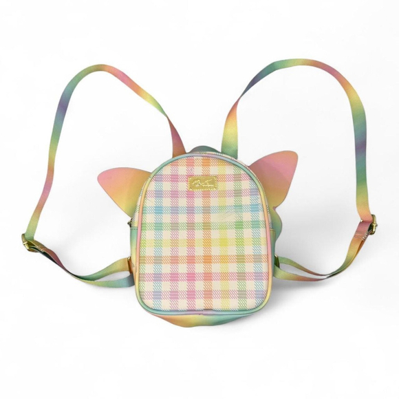 Luv Betsey Betsey Johnson Rainbow & Butterfly Mini Backpack - Picture 1 of 7